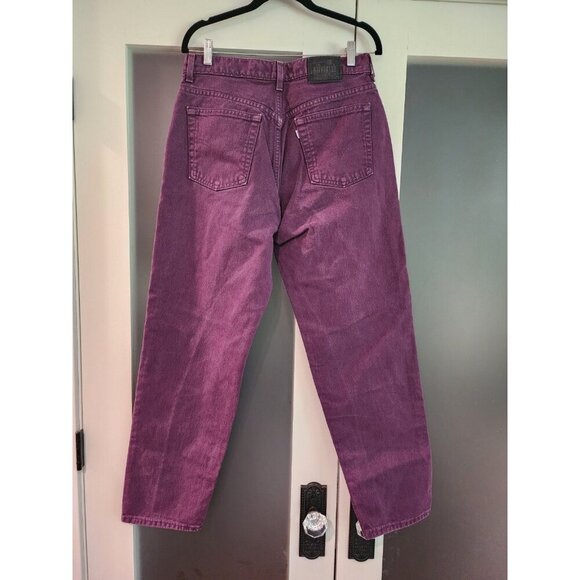 VTG Y2k Levi's Silvertab Loose Fit Jeans High Rise Misses Juniors Sz 13 Purple - Picture 3 of 9